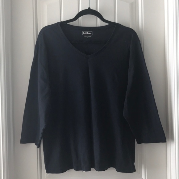 L.L. Bean Tops - L. L. Bean Black Long Sleeve Shirt